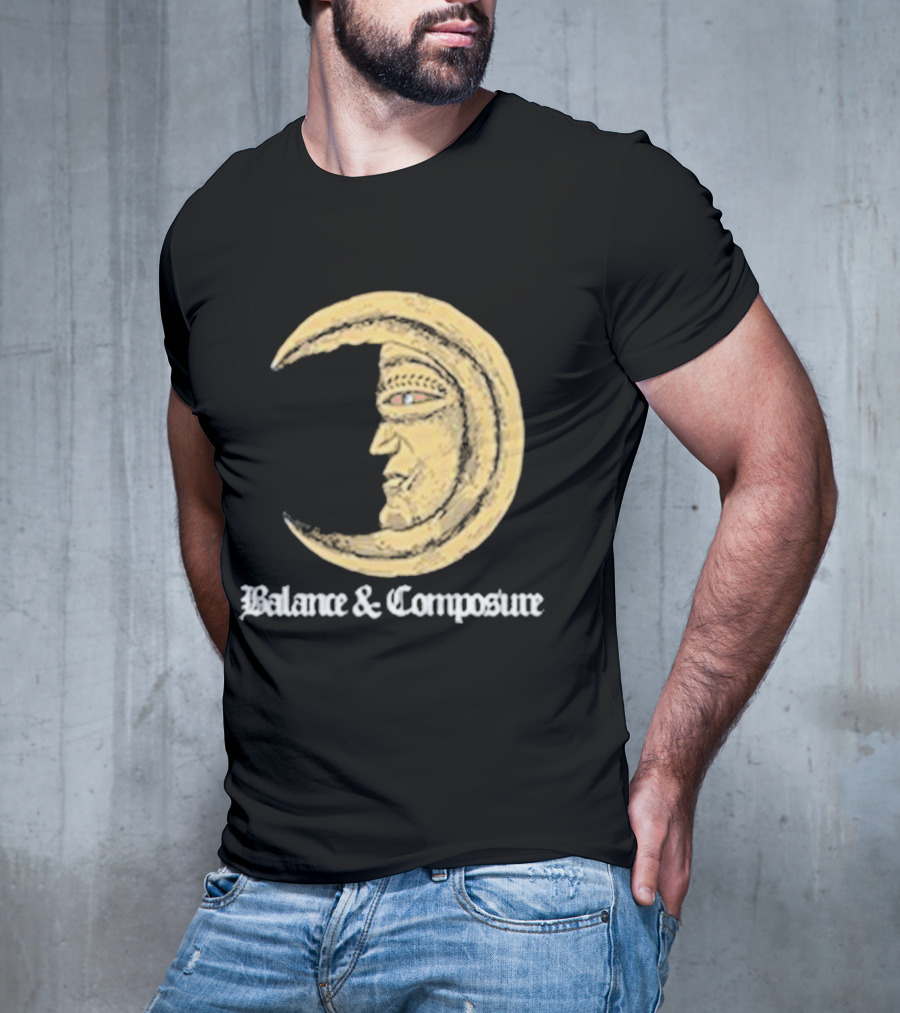 Balance And Composure Moon Face T-Shirt