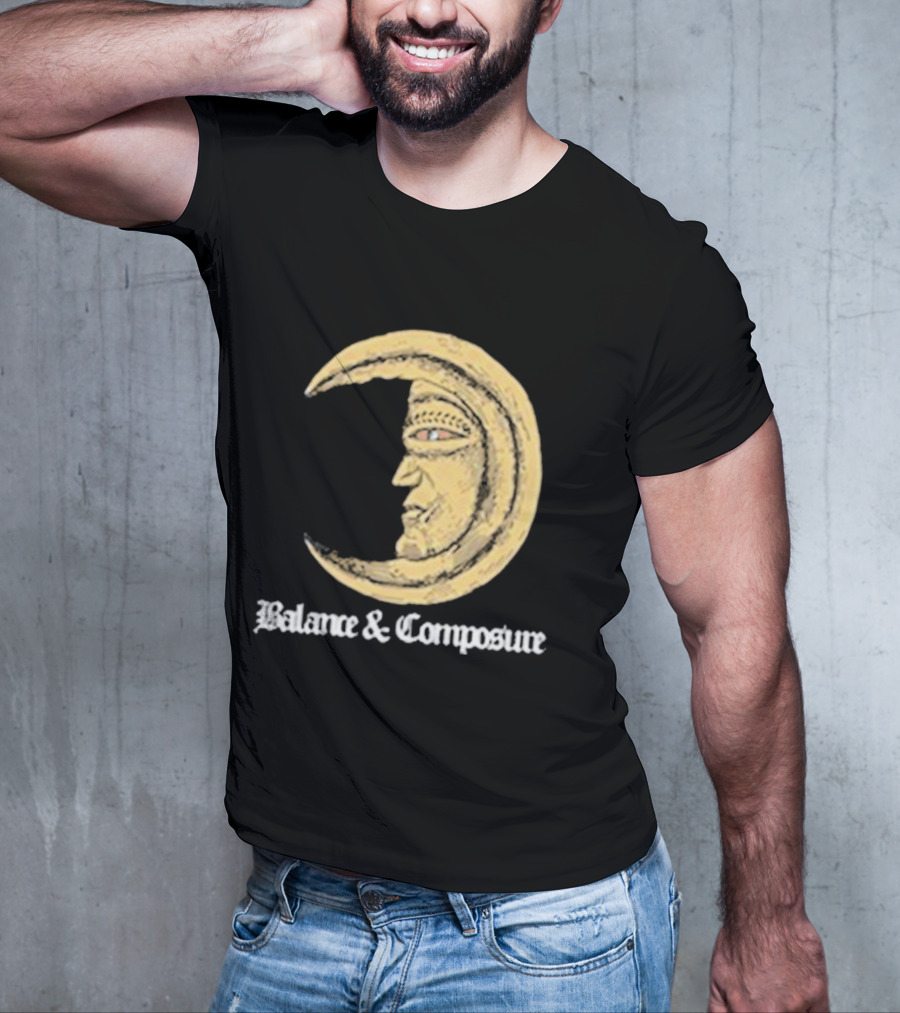Balance And Composure Moon Face T-Shirt