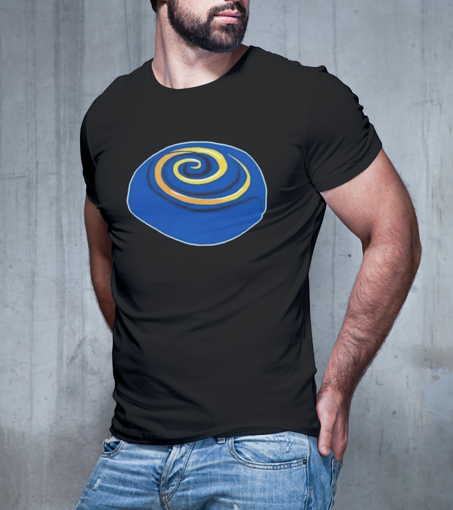 Cursed Cinnamon Roll Spiral Swirl T-Shirt