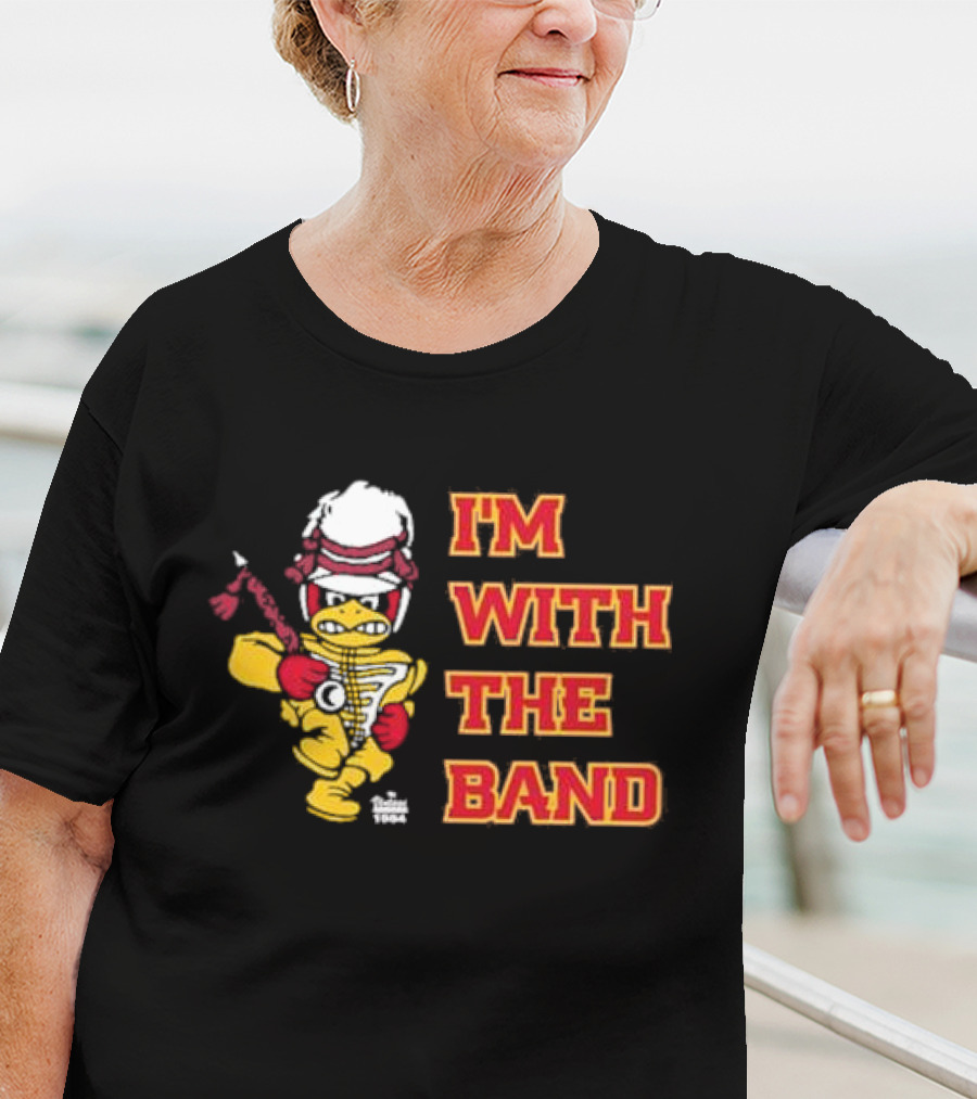 Cyclone Fanatic I’m With The Band Marching Band Cy 1984 T-Shirt
