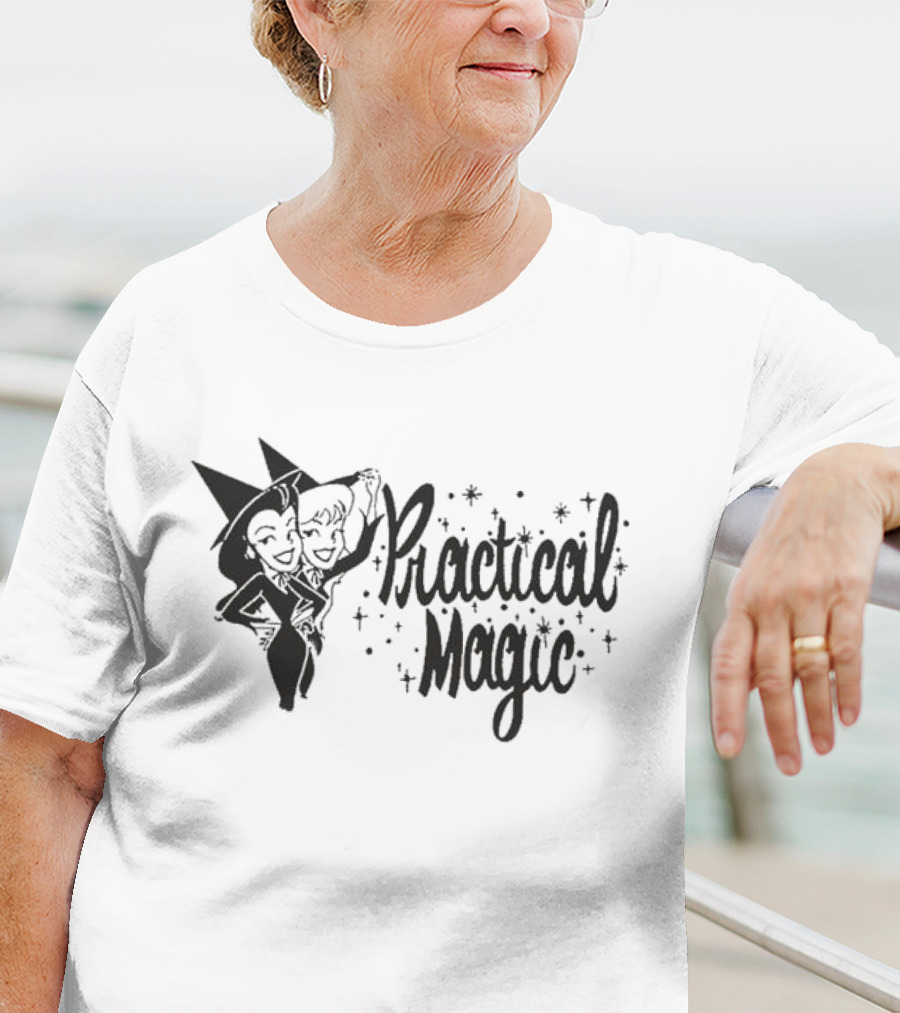 Practical Magic Bewitching Characters And Shimmering Stars T-Shirt