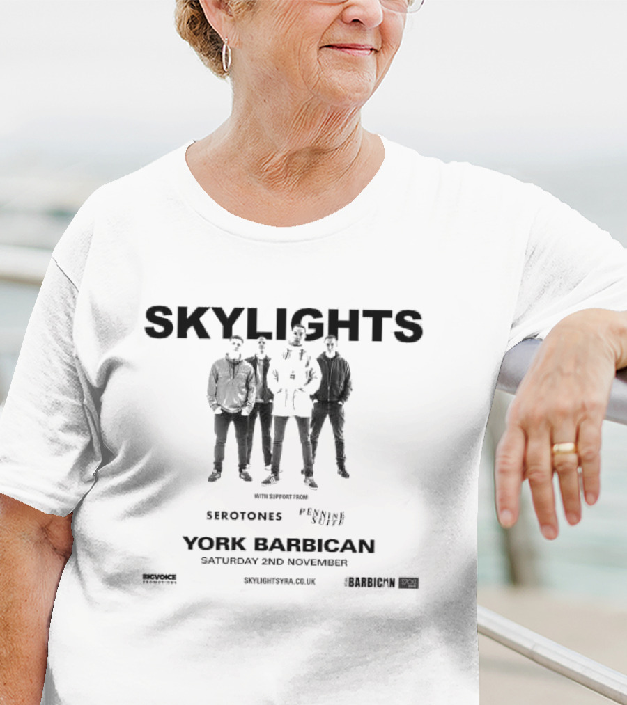 Skylights With Serotones And Pennine Suite York Barbican Saturday 2nd November T-Shirt
