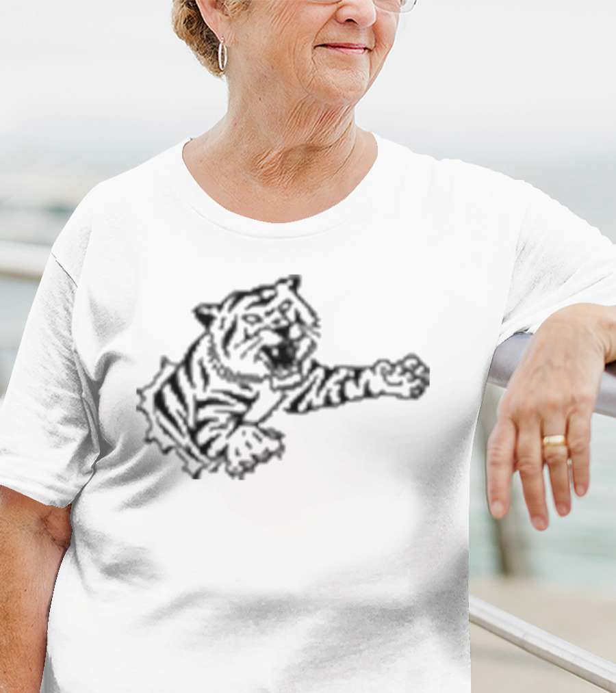 The Dark Side Of Nature Ferocious Tiger Burst Pop T-Shirt