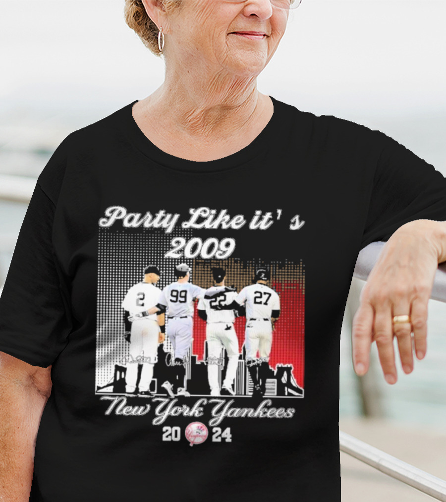 Party Like It’s 2009 New York Yankees Jeter Judge Soto Stanton T-Shirt