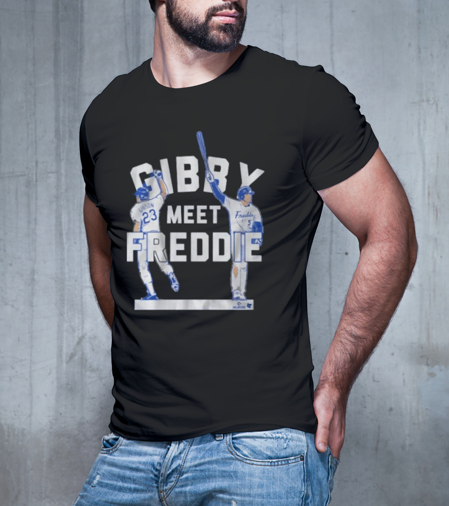 Gibby Meet Freddie Kirk Gibson Freddie Freeman Players T-Shirt