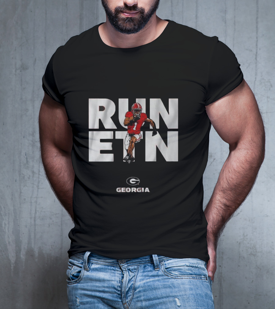 Georgia Football Run ETN T-Shirt