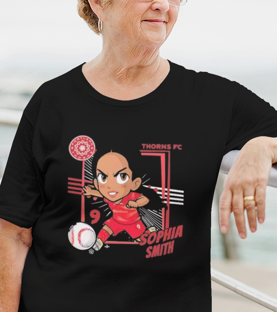 Sophia Smith #9 Portland Thorns FC Chibi Stadium Essentials T-Shirt