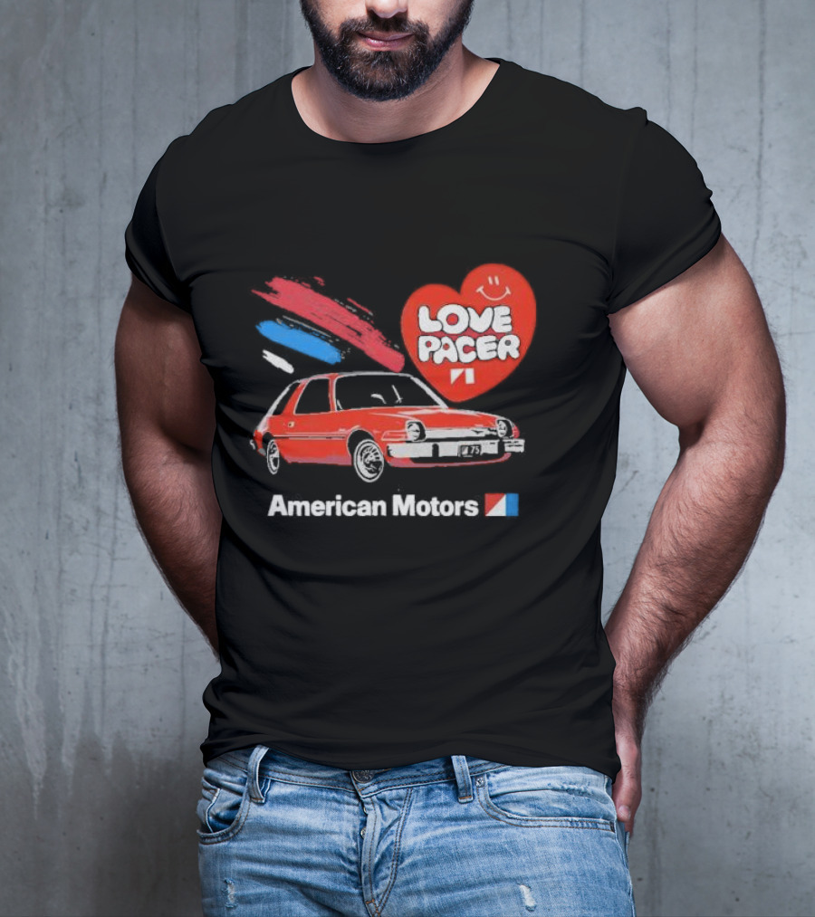 Love Pacer 75 American Motors Retro Style Car T-Shirt