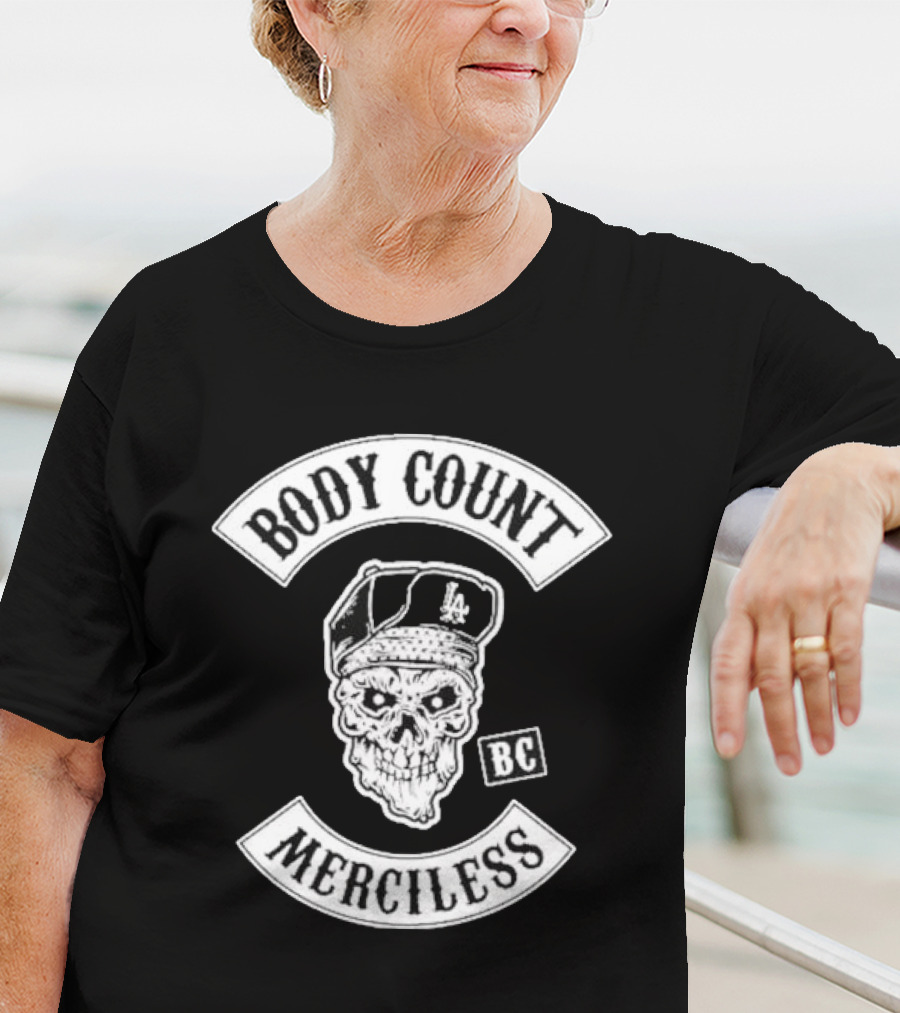 Body Count Merciless BC Skull LA Cap T-Shirt