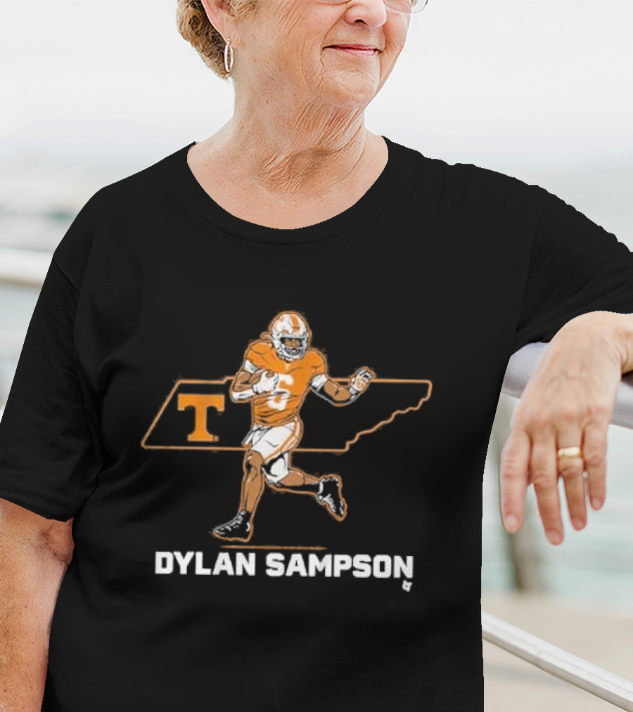 Dylan Sampson Tennessee Football State Star T-Shirt