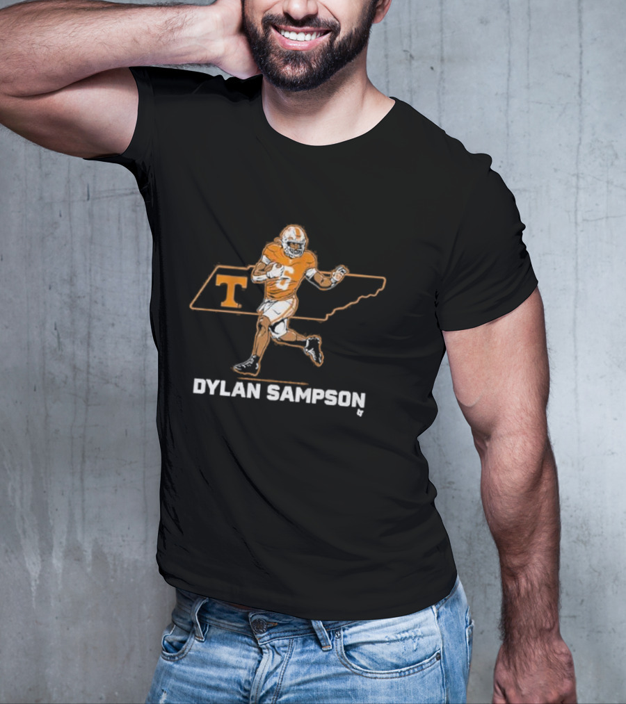 Dylan Sampson Tennessee Football State Star T-Shirt