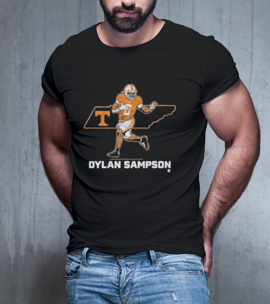 Dylan Sampson Tennessee Football State Star T-Shirt