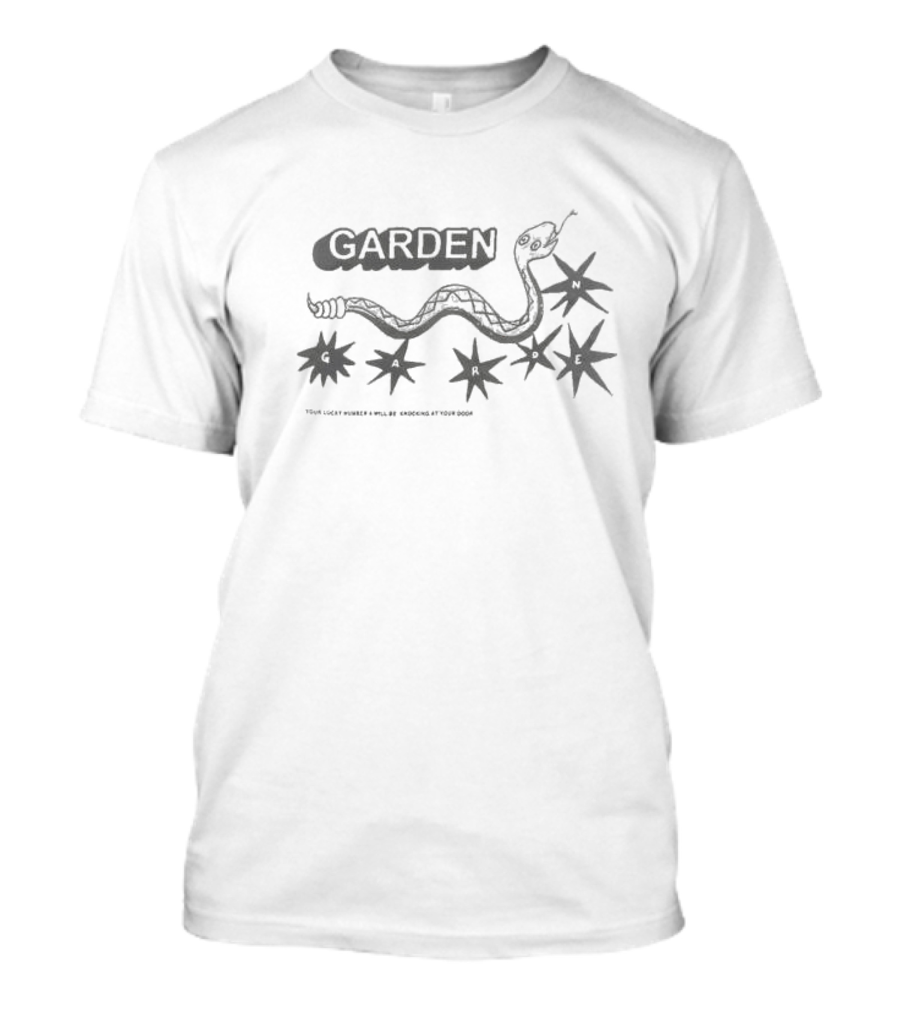 Garden Lucky Number Snake Stars Will Be Knocking At Your Door T-Shirt