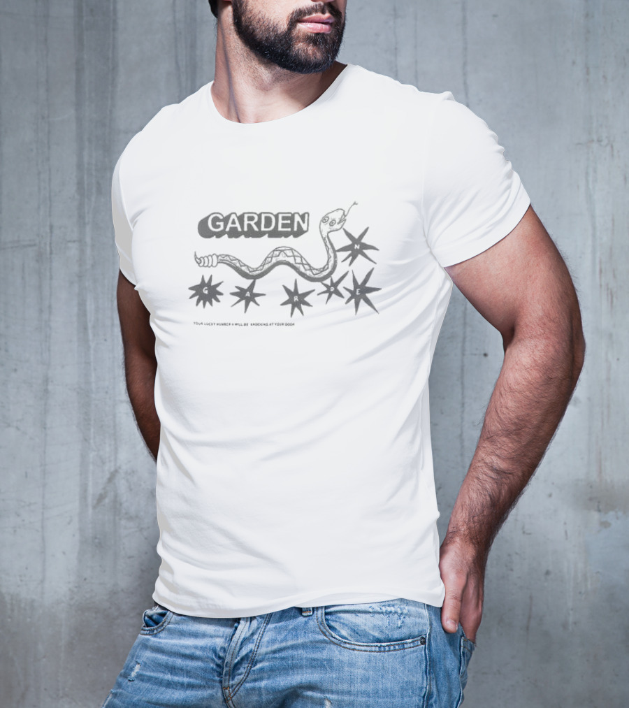 Garden Lucky Number Snake Stars Will Be Knocking At Your Door T-Shirt