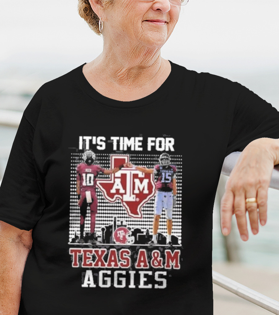 Texas A&M Aggies It's Time For Marcel Reed Conner Weigman T-Shirt
