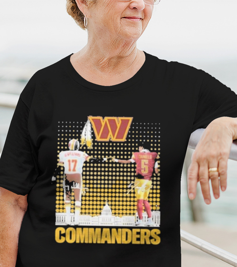 Williams Daniels Commanders Washington Football Legacy T-Shirt