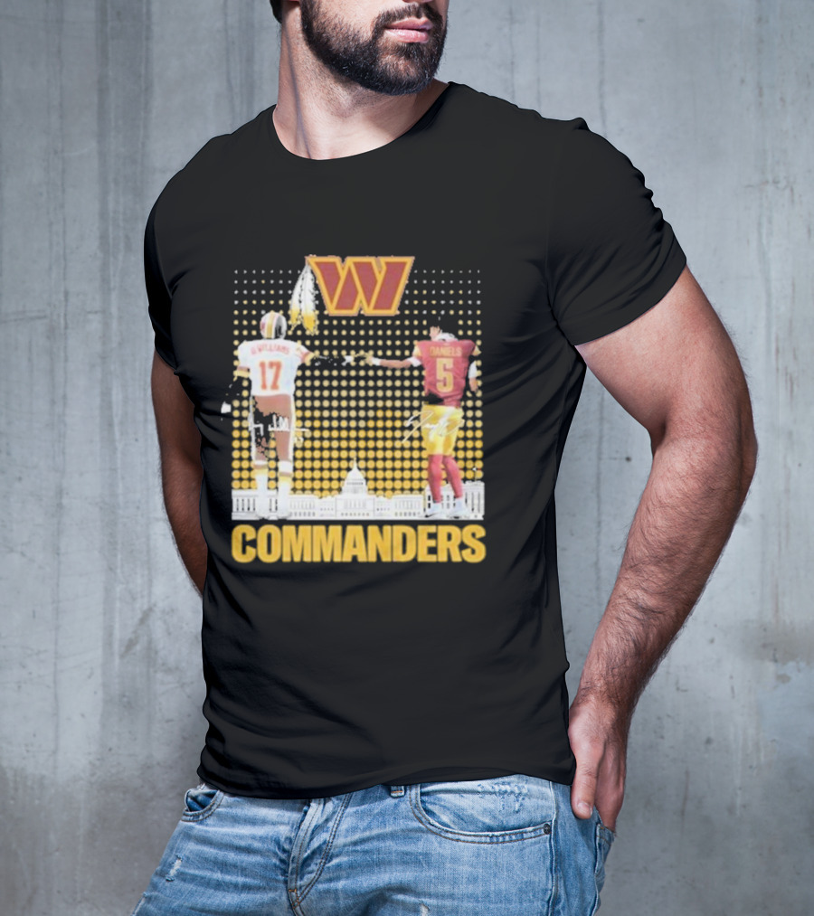 Williams Daniels Commanders Washington Football Legacy T-Shirt