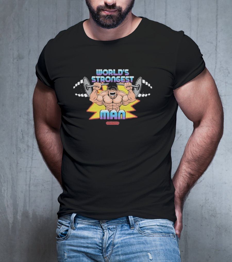 World's Strongest Man Muscle Man Eddie Hall T-Shirt