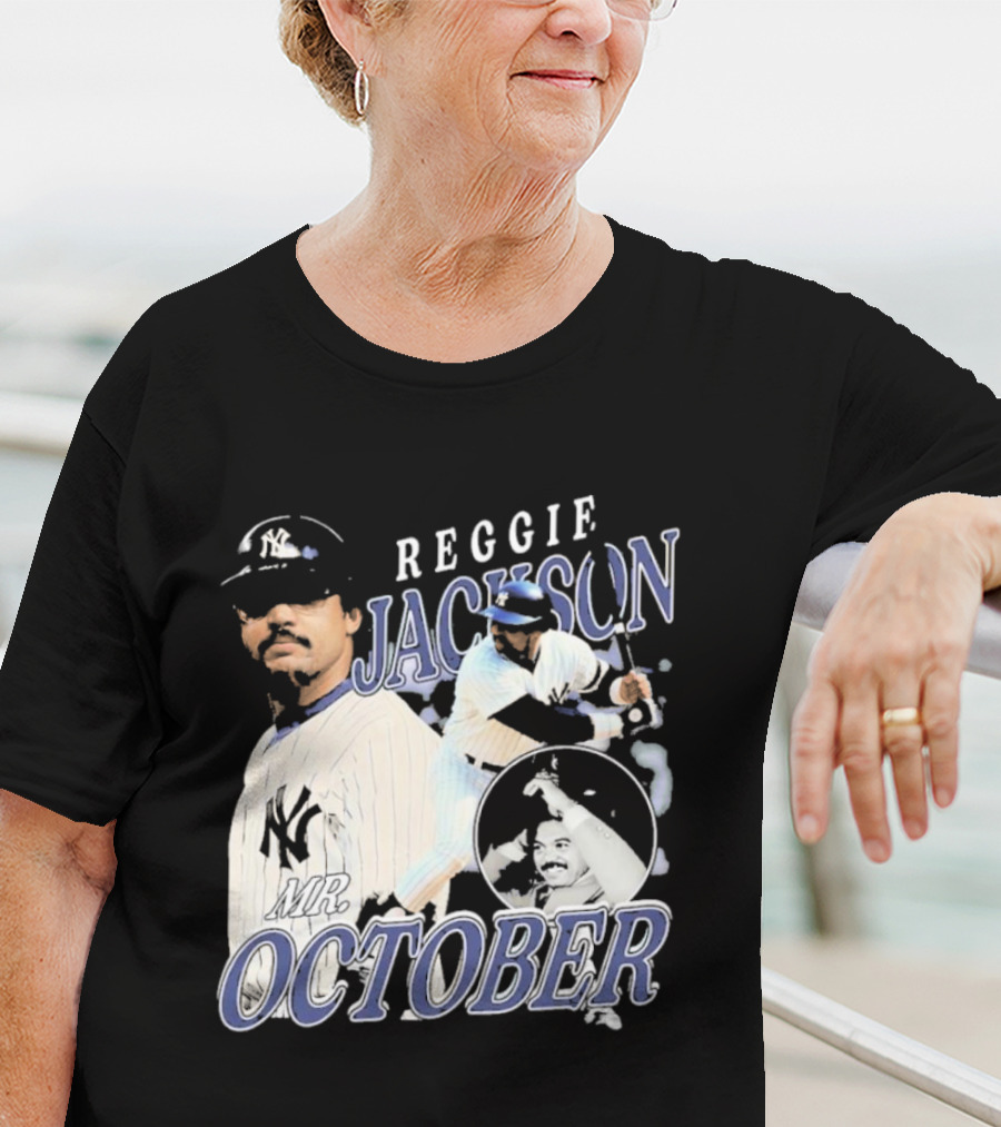 Reggie Jackson Mr October Yankees Legend T-Shirt