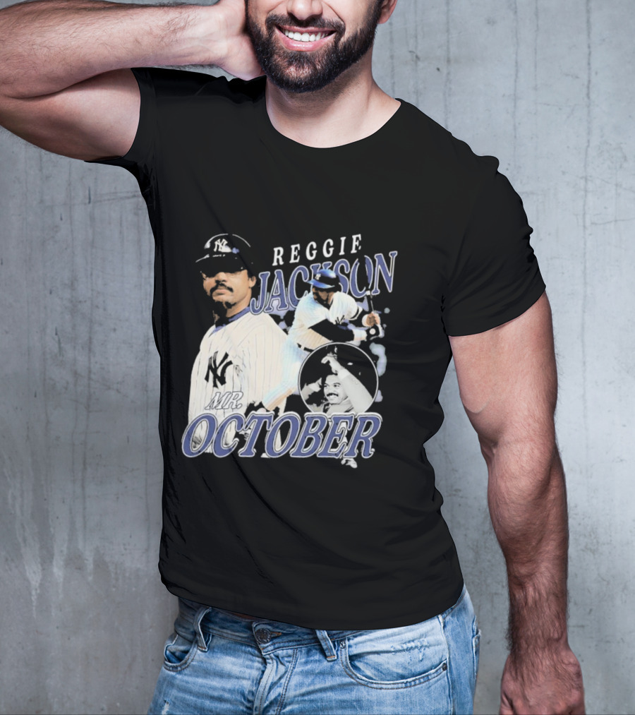 Reggie Jackson Mr October Yankees Legend T-Shirt