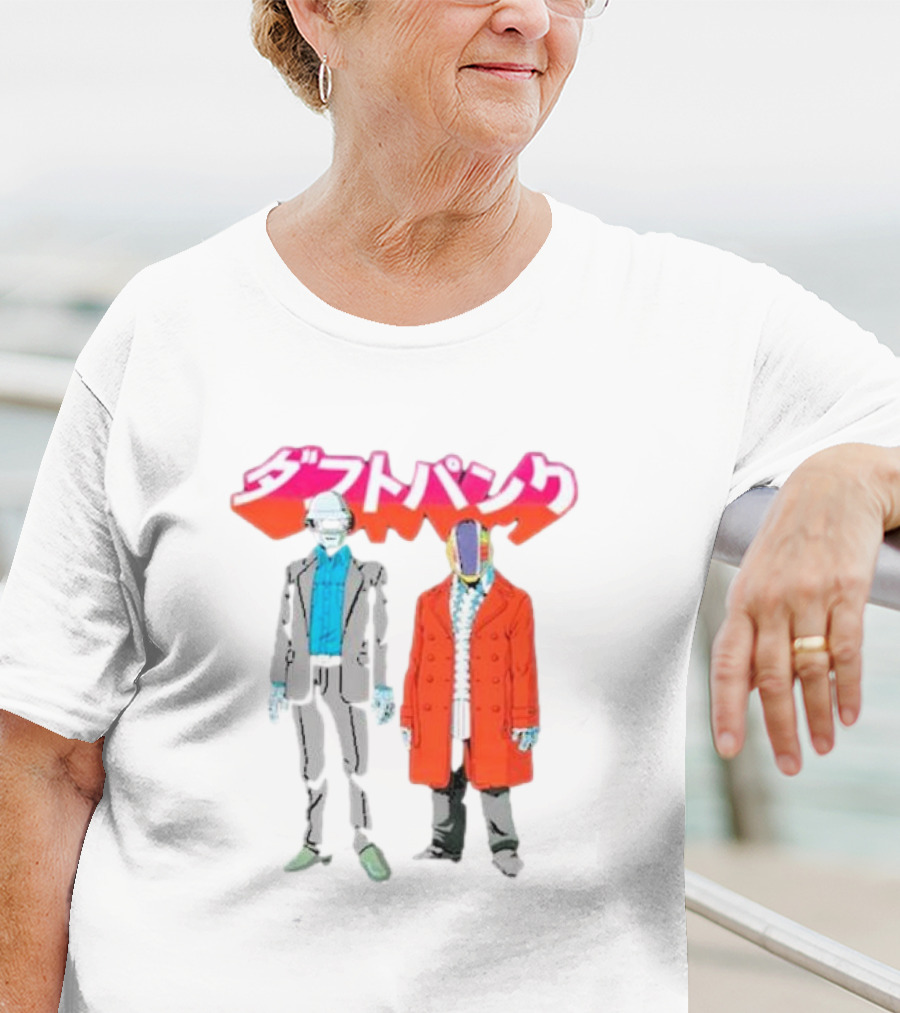 Daft Punk Anime Style Characters T-Shirt