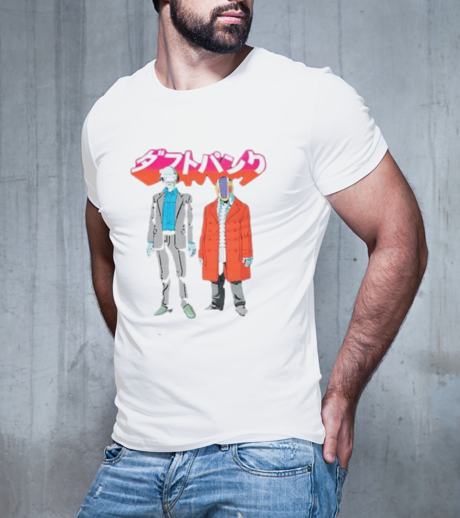 Daft Punk Anime Style Characters T-Shirt