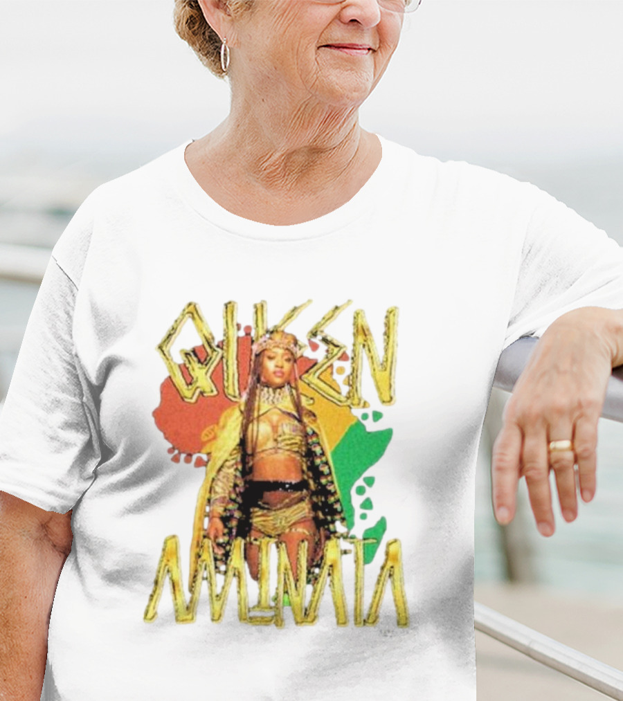 Queen Aminata Royalty Regal Style Fashion Afrocentric Vibes T-Shirt