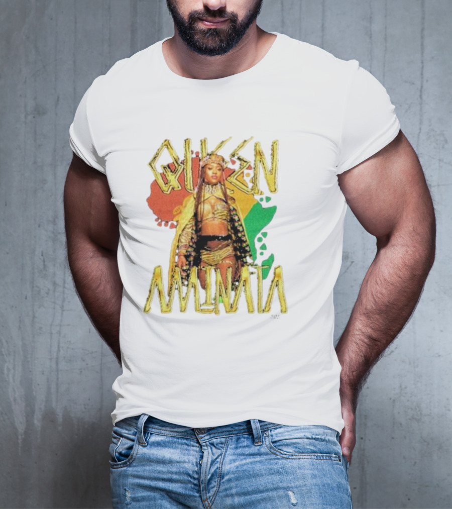 Queen Aminata Royalty Regal Style Fashion Afrocentric Vibes T-Shirt