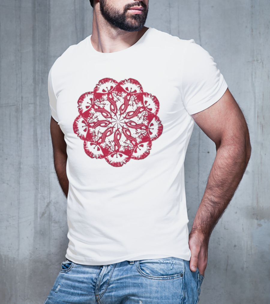 Slipknot Red Mandala Flower T-Shirt