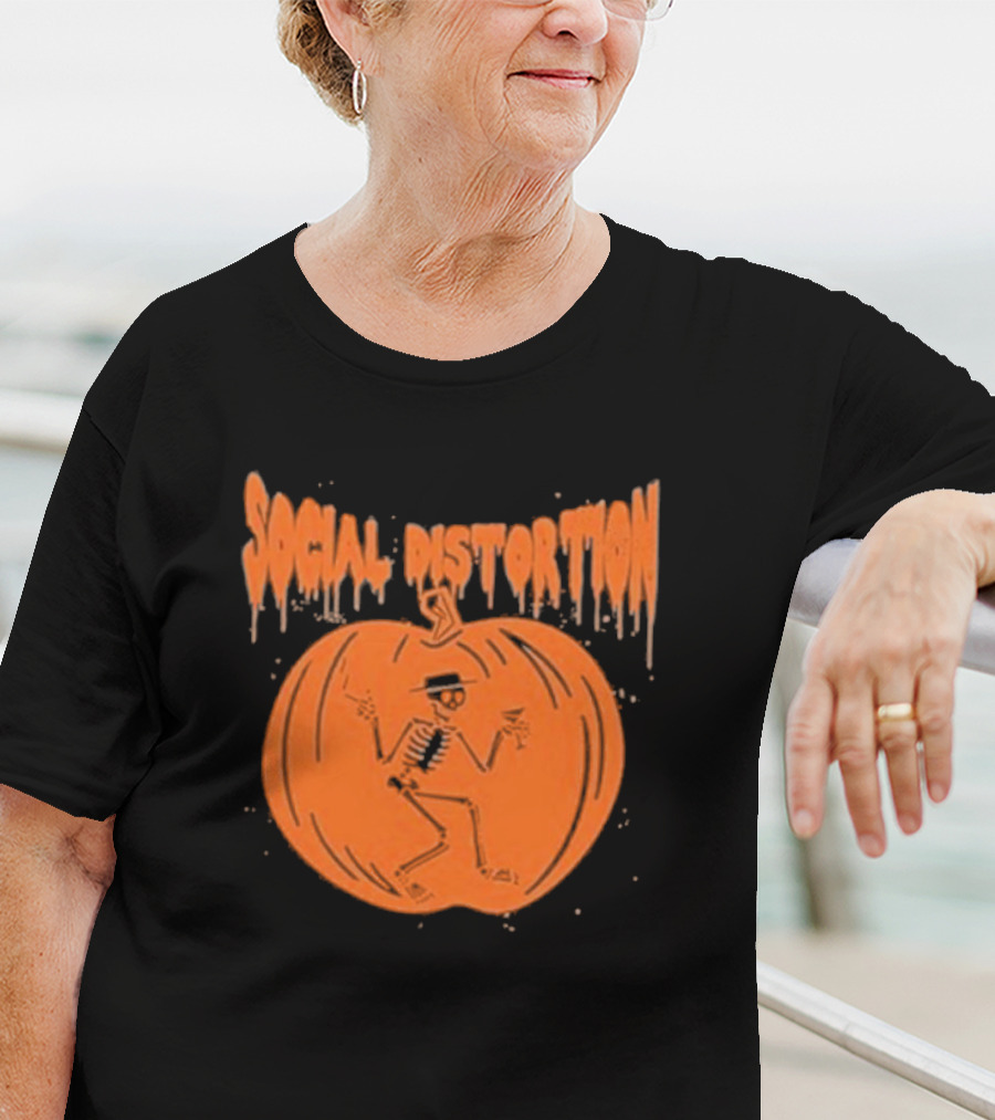Social Distortion Skeleton Pumpkin T-Shirt