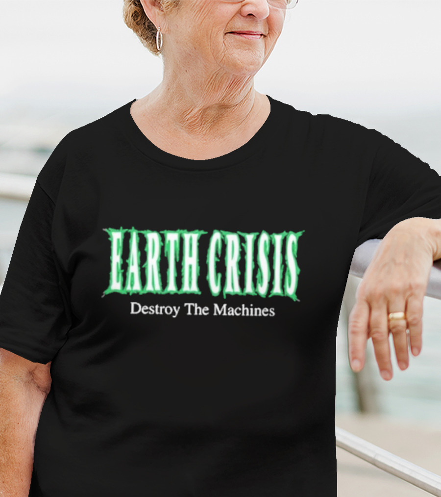 Pete Wentz Earth Crisis Destroy The Machines T-Shirt