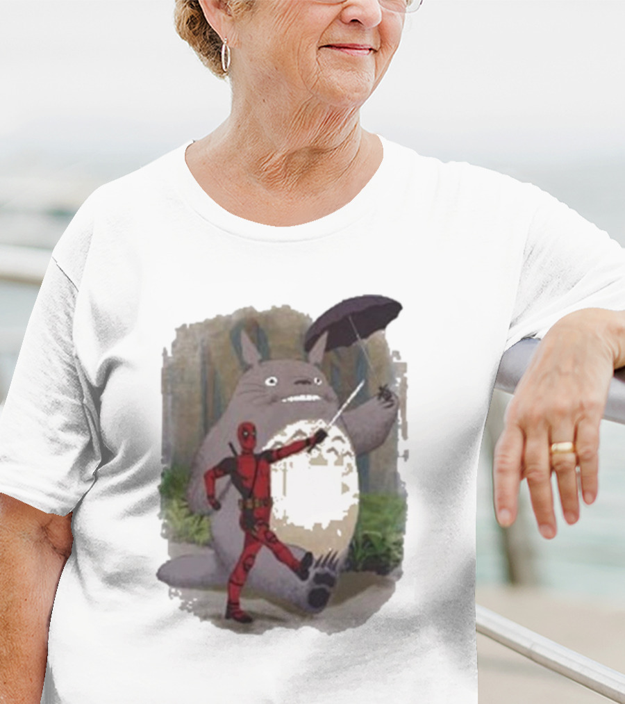 My Neighbor Totoro Deadpool Umbrella Adventure T-Shirt