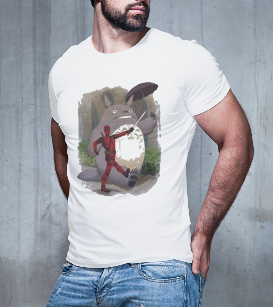 My Neighbor Totoro Deadpool Umbrella Adventure T-Shirt