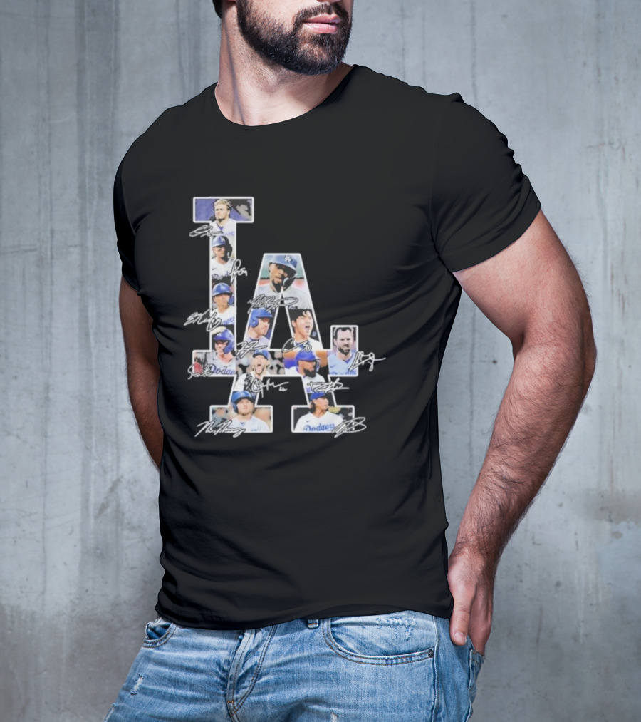 LA Dodgers Signature Collage T-Shirt