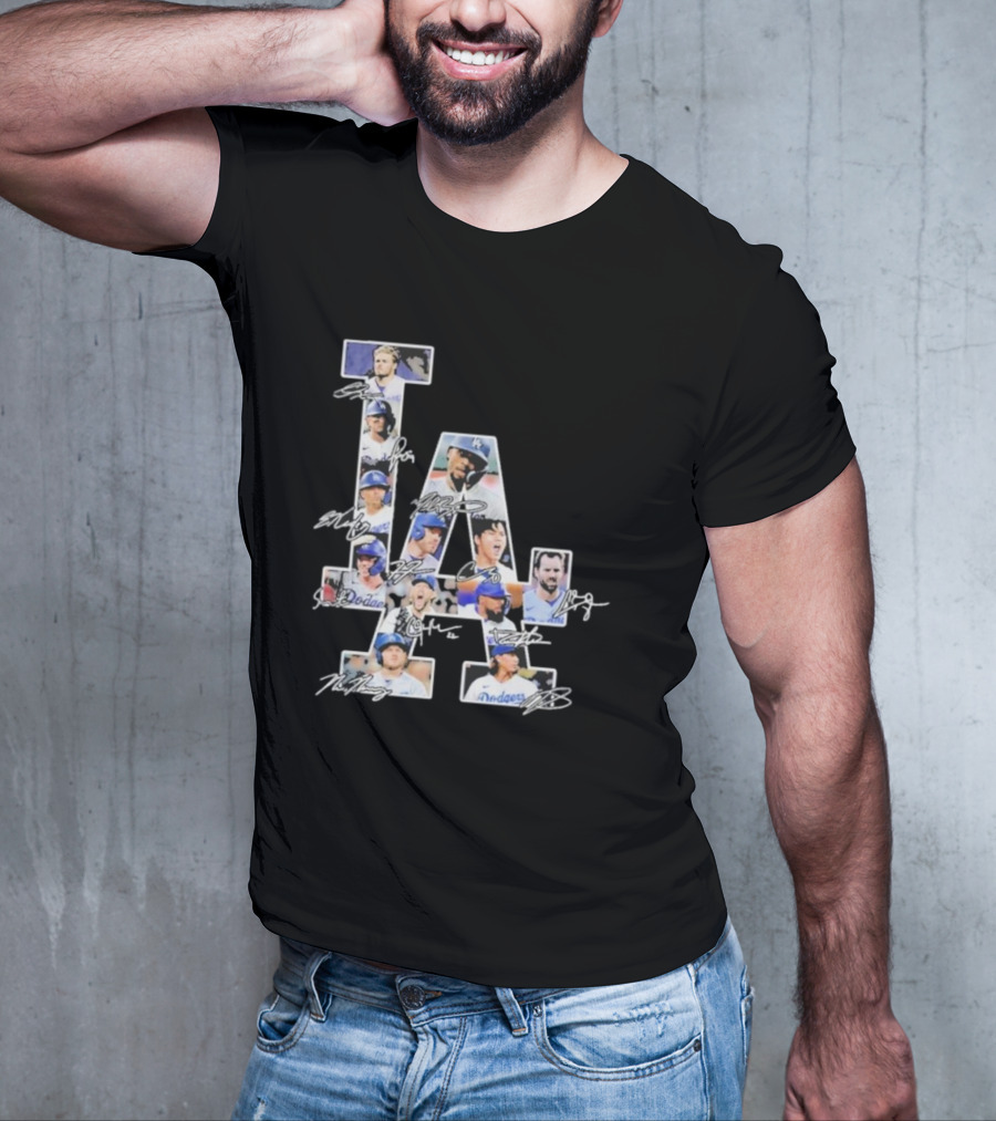 LA Dodgers Signature Collage T-Shirt