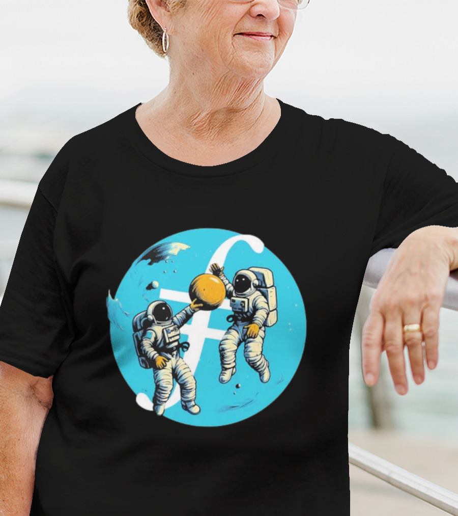 Filecoin ⨎ Astronauts In Space With Cryptocurrency T-Shirt