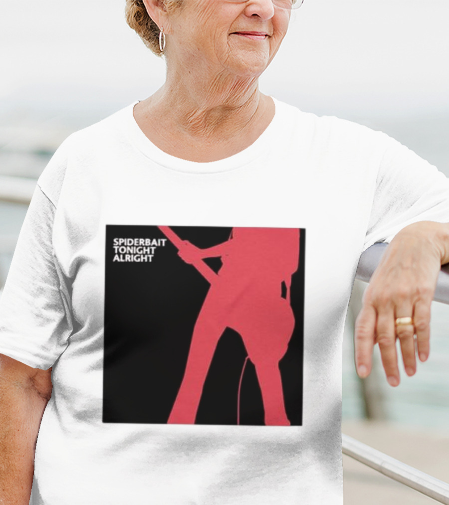 Spiderbait Tonight Alright Red Guitar T-Shirt