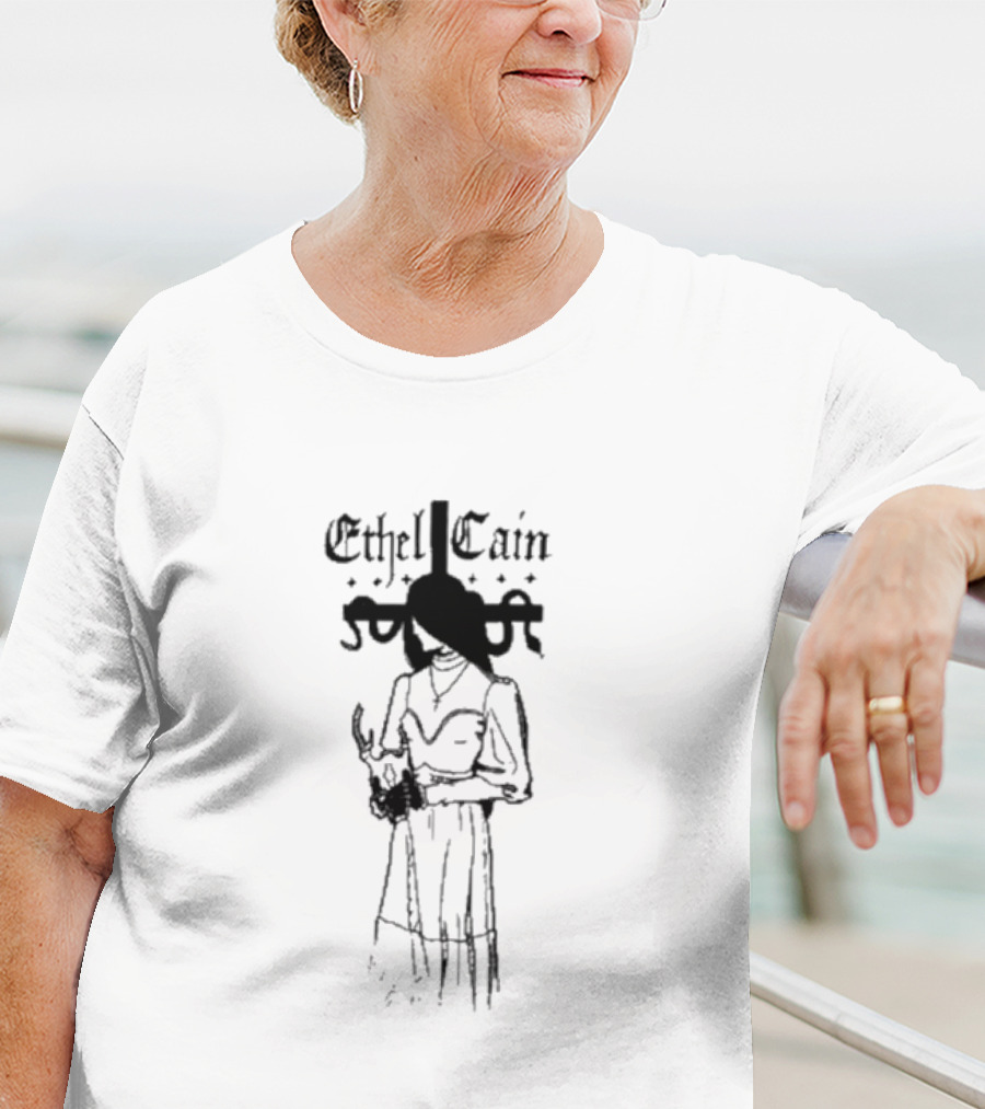 Ethel Cain Golden Age Reissue Gothic Cross T-Shirt