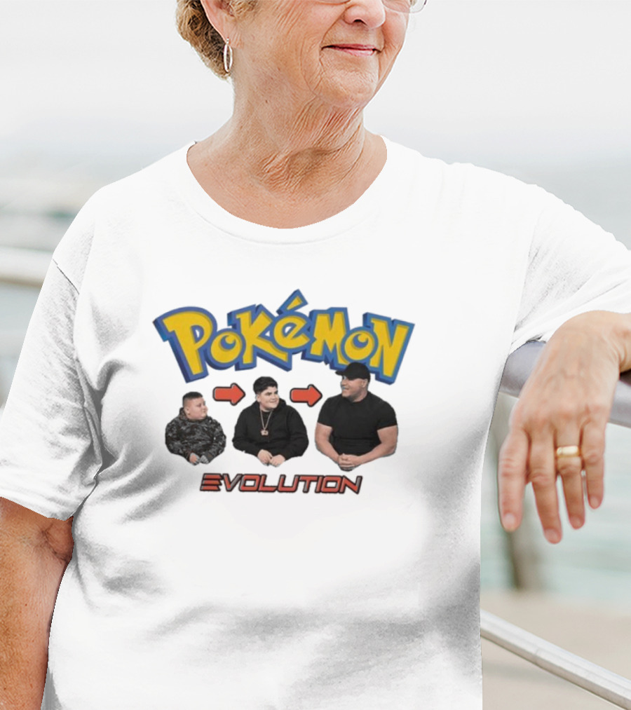 Pokémon Evolution Transformation Journey T-Shirt