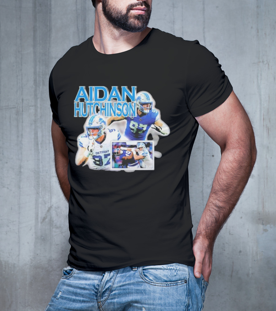 Aidan Hutchinson Detroit Football Highlights T-Shirt