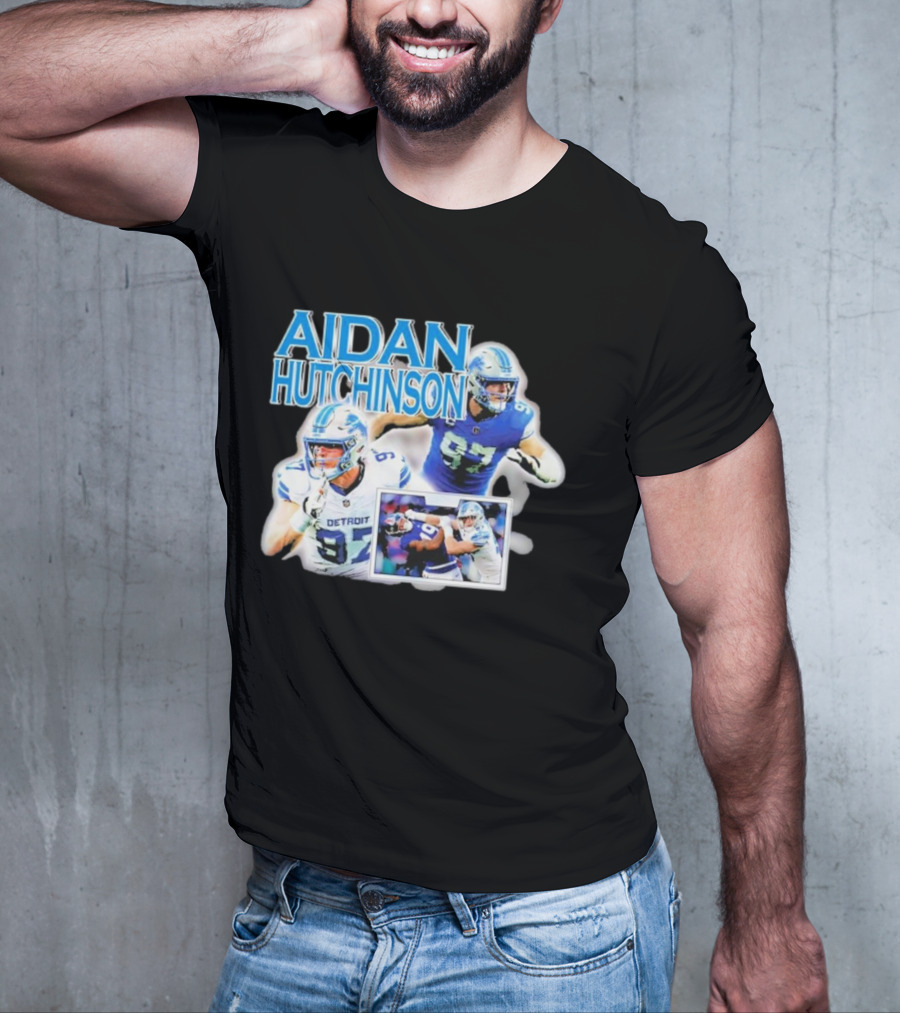 Aidan Hutchinson Detroit Football Highlights T-Shirt