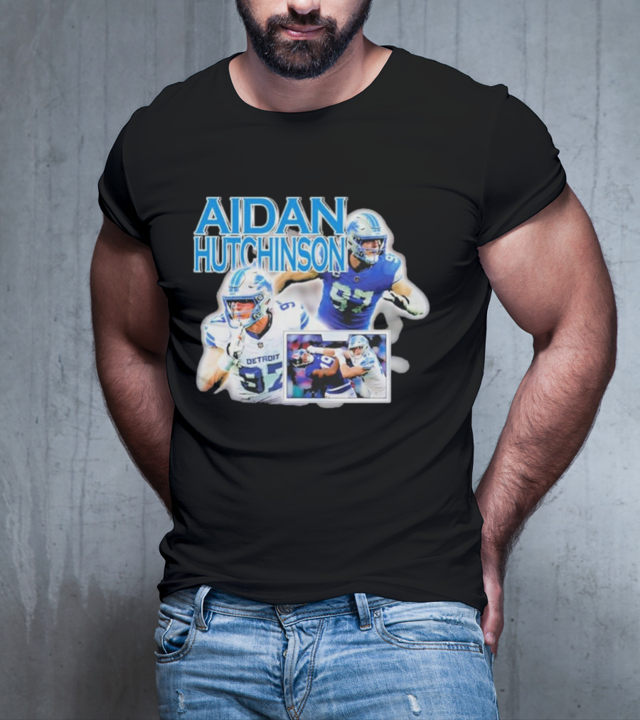 Aidan Hutchinson Detroit Football Highlights T-Shirt