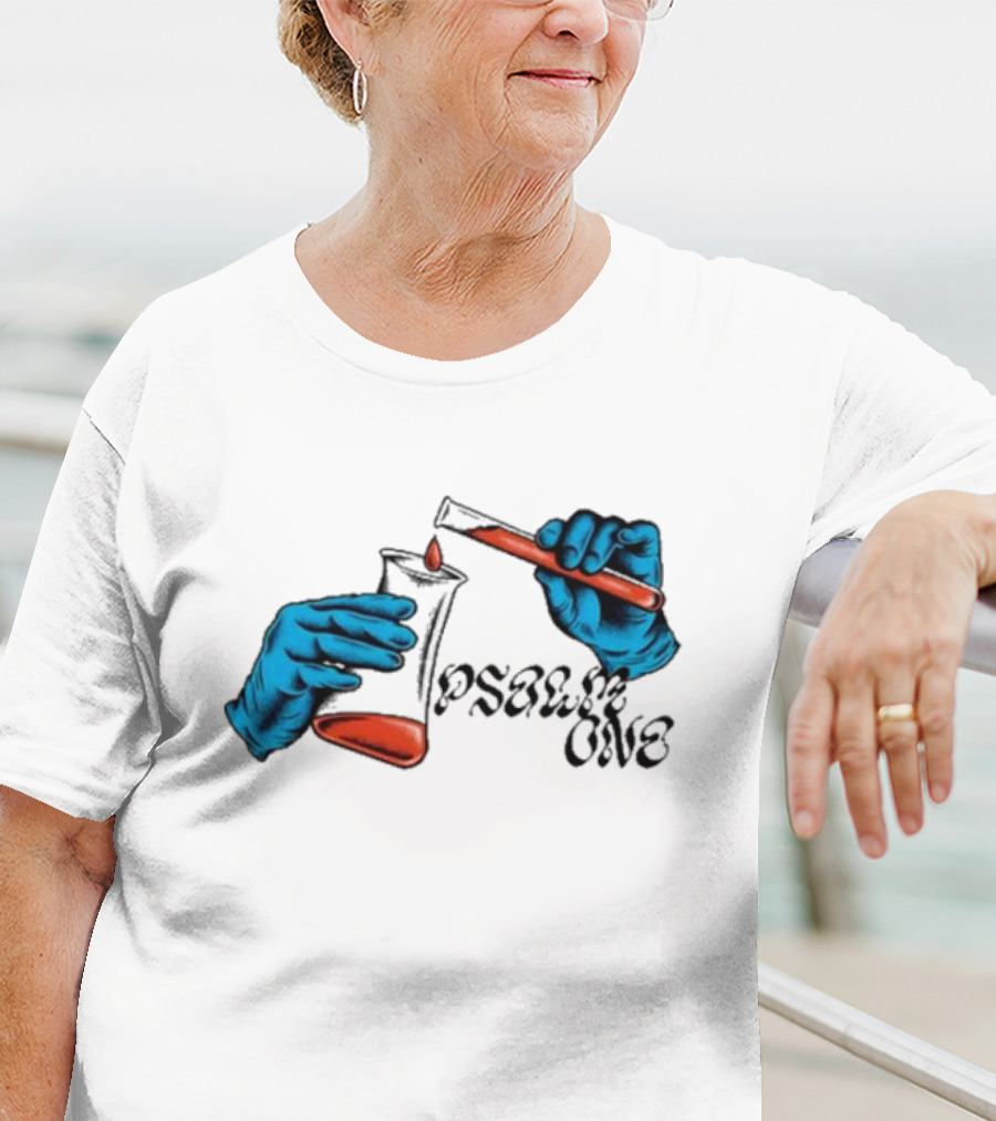 Psalm One Science Of Psalm Beaker And Test Tube T-Shirt