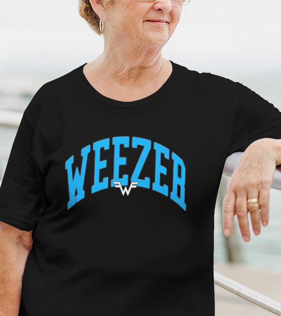Weezer Collegiate Style With W T-Shirt