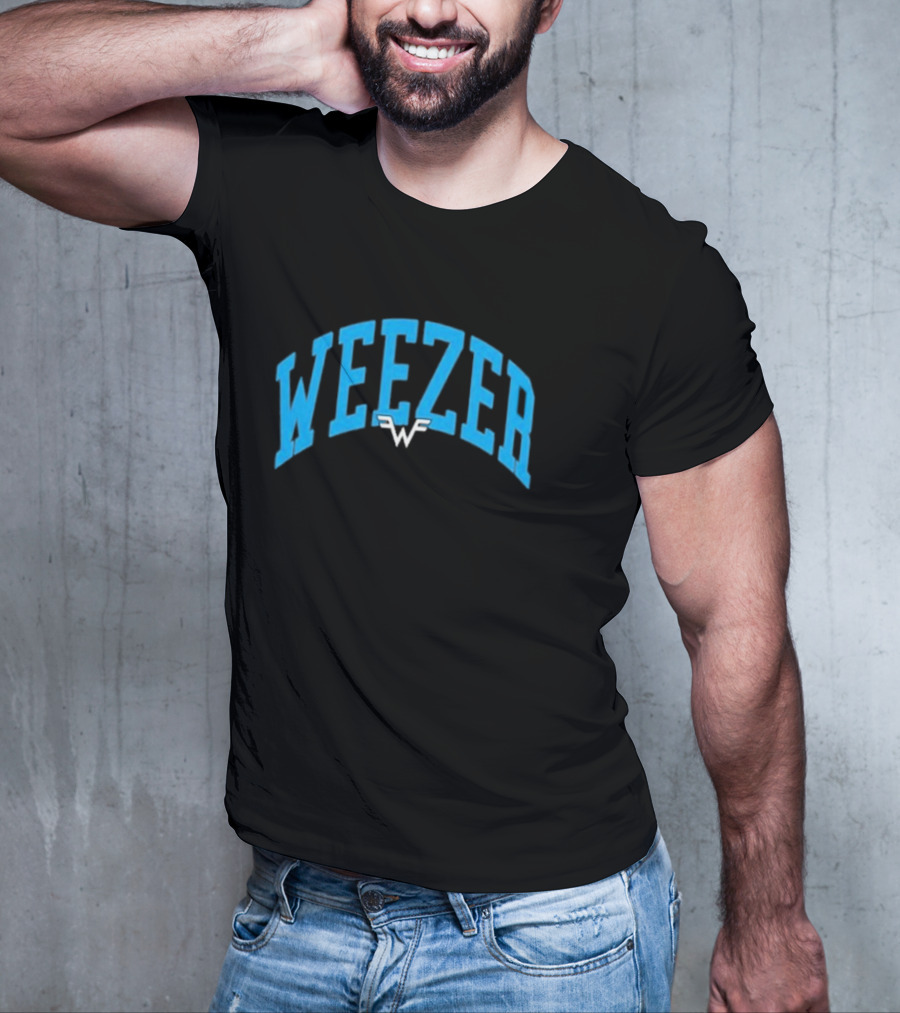 Weezer Collegiate Style With W T-Shirt
