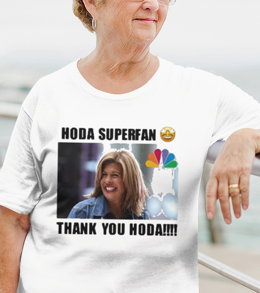 Hoda Superfan Thank You Hoda NBC Smiley Face T-Shirt