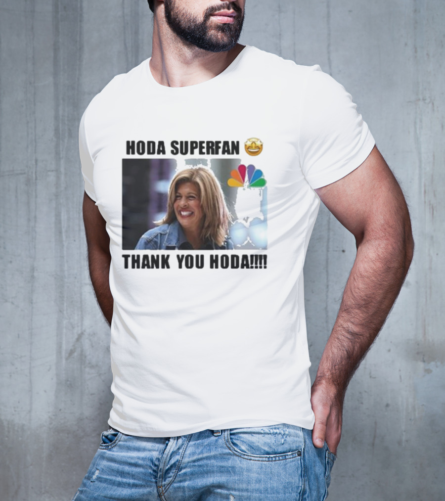 Hoda Superfan Thank You Hoda NBC Smiley Face T-Shirt