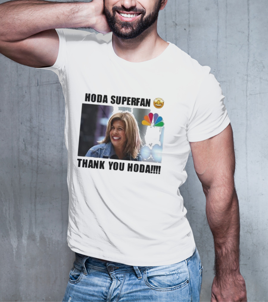Hoda Superfan Thank You Hoda NBC Smiley Face T-Shirt