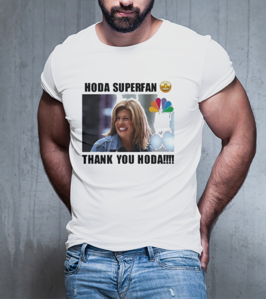 Hoda Superfan Thank You Hoda NBC Smiley Face T-Shirt