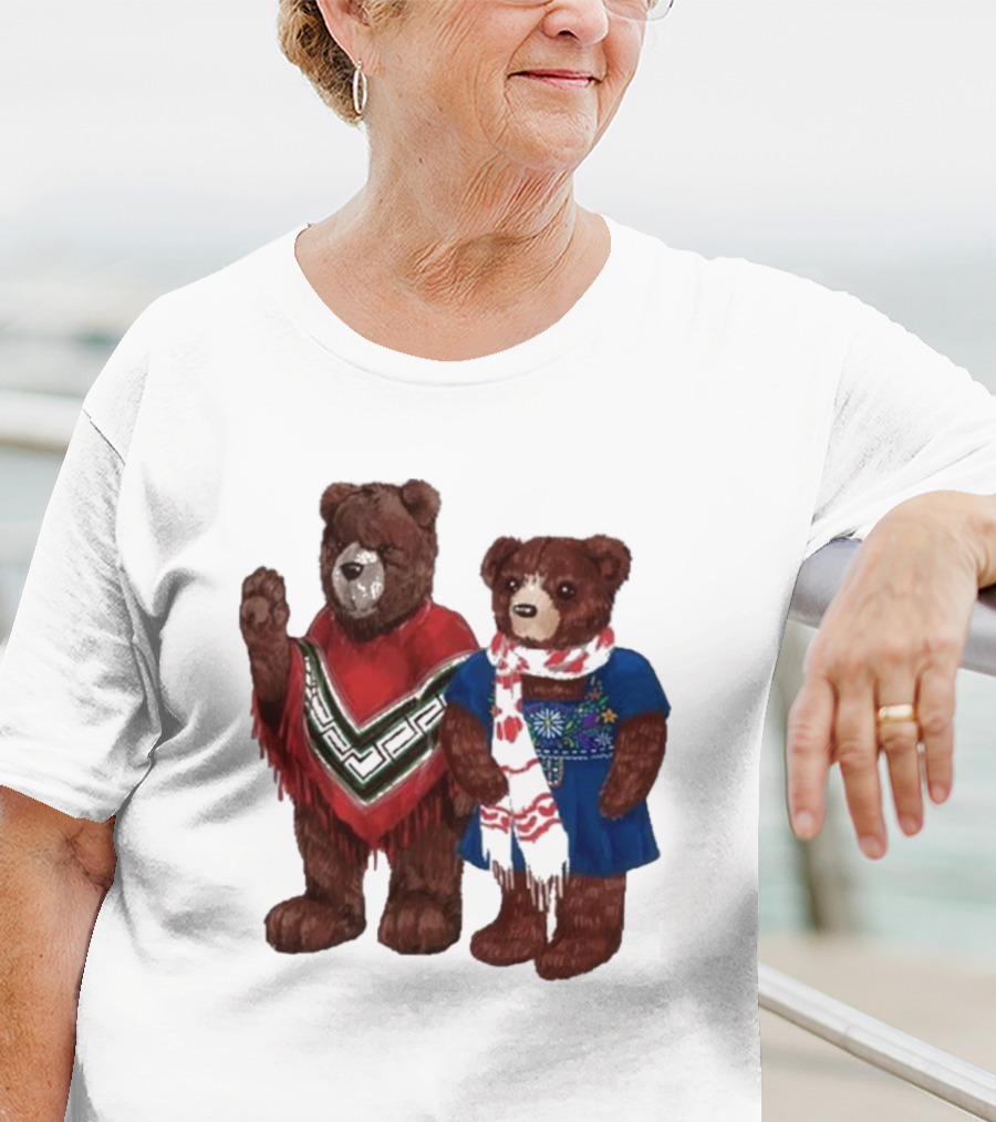 My Morning Jacket Pooch And Denise Bears Winter Poncho And Scarf T-Shirt